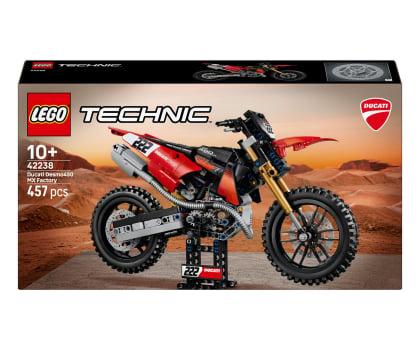 Klocki LEGO® LEGO TECHNIC 42238 Motocykl Ducati Desmo450 MX Factory